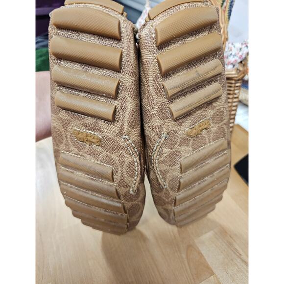 Coach Brown Crosby Drivers Turnlock Shoes Loafer Ladies size 9 - Picture 7 of 10